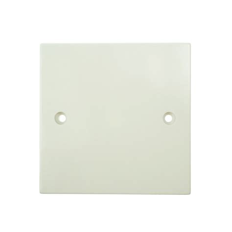 blank box electrical|electric blanking plate single white.